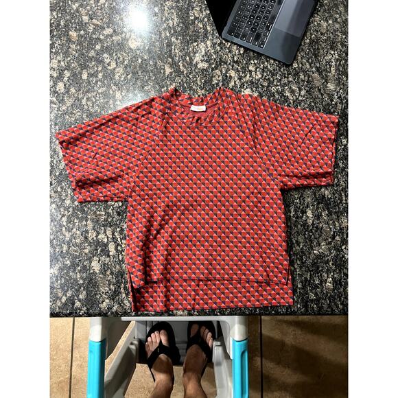 Rosetta Getty Triangle Cocoon T-Shirt - Size Small - Picture 7 of 8